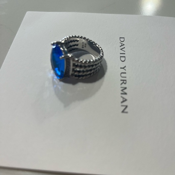 DAVID YURMAN Wheaton Blue Topaz Ring - Picture 10 of 14